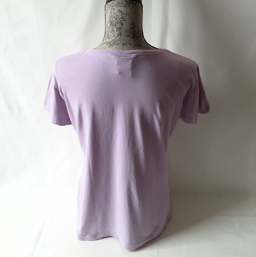 Jijaka Australia women's lavender short sleeve top - Picture 4 of 6